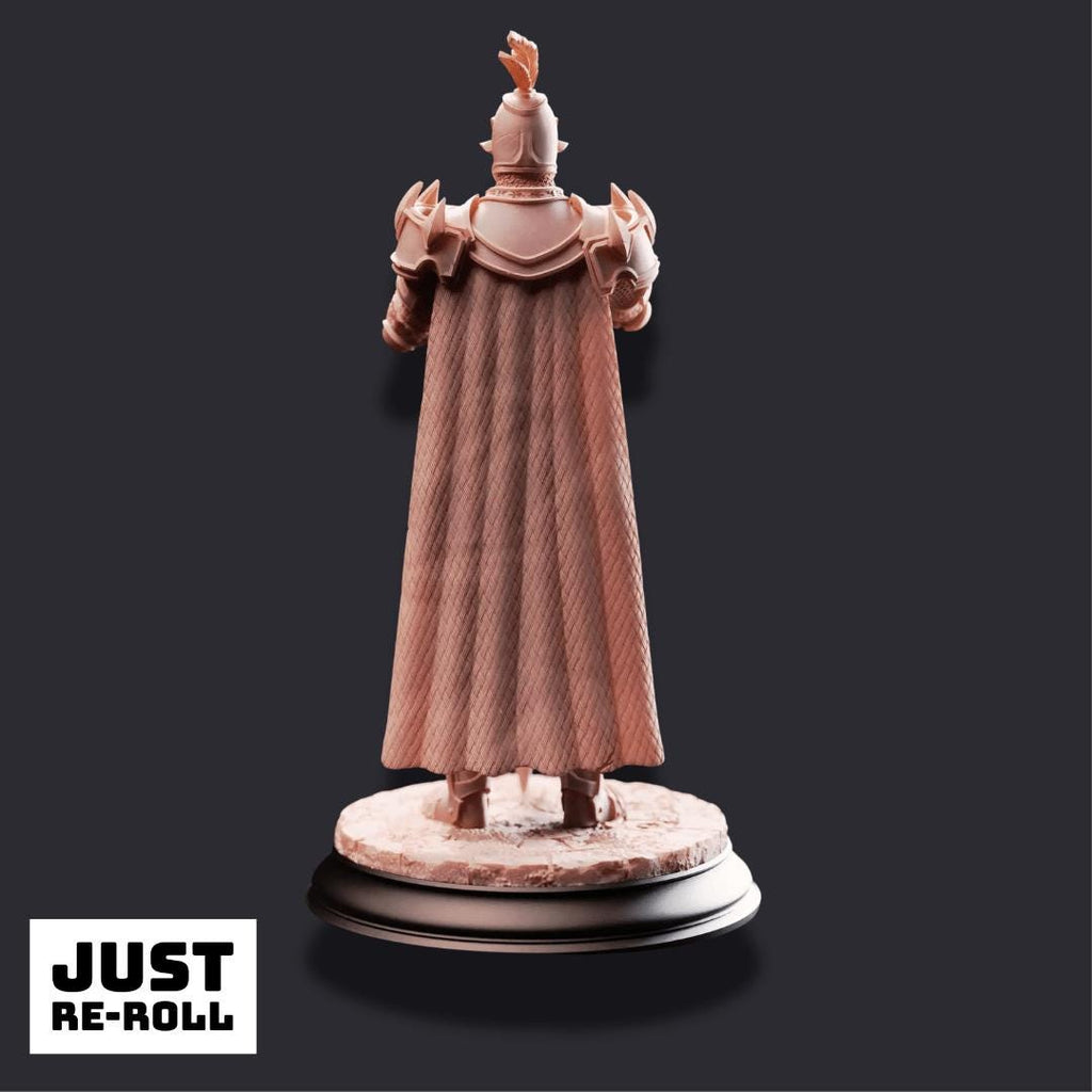 Arcane Armour of the Bastion - 3D Fighter Miniature - Just Re - Roll