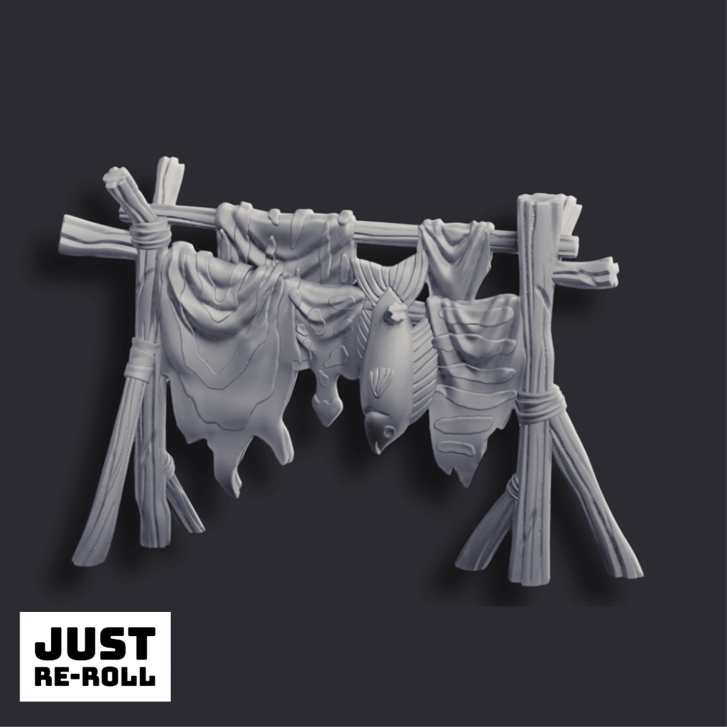 Arctic Camp Props - 3D Printed Miniature Terrain - Just Re - Roll