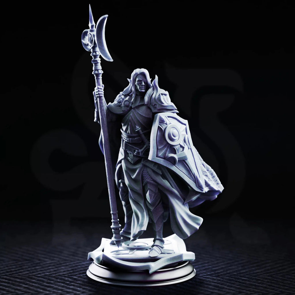 Ardent Silathin – Knight of the Waxing Moon - 3D Printed Fighter Miniature - Just Re-Roll