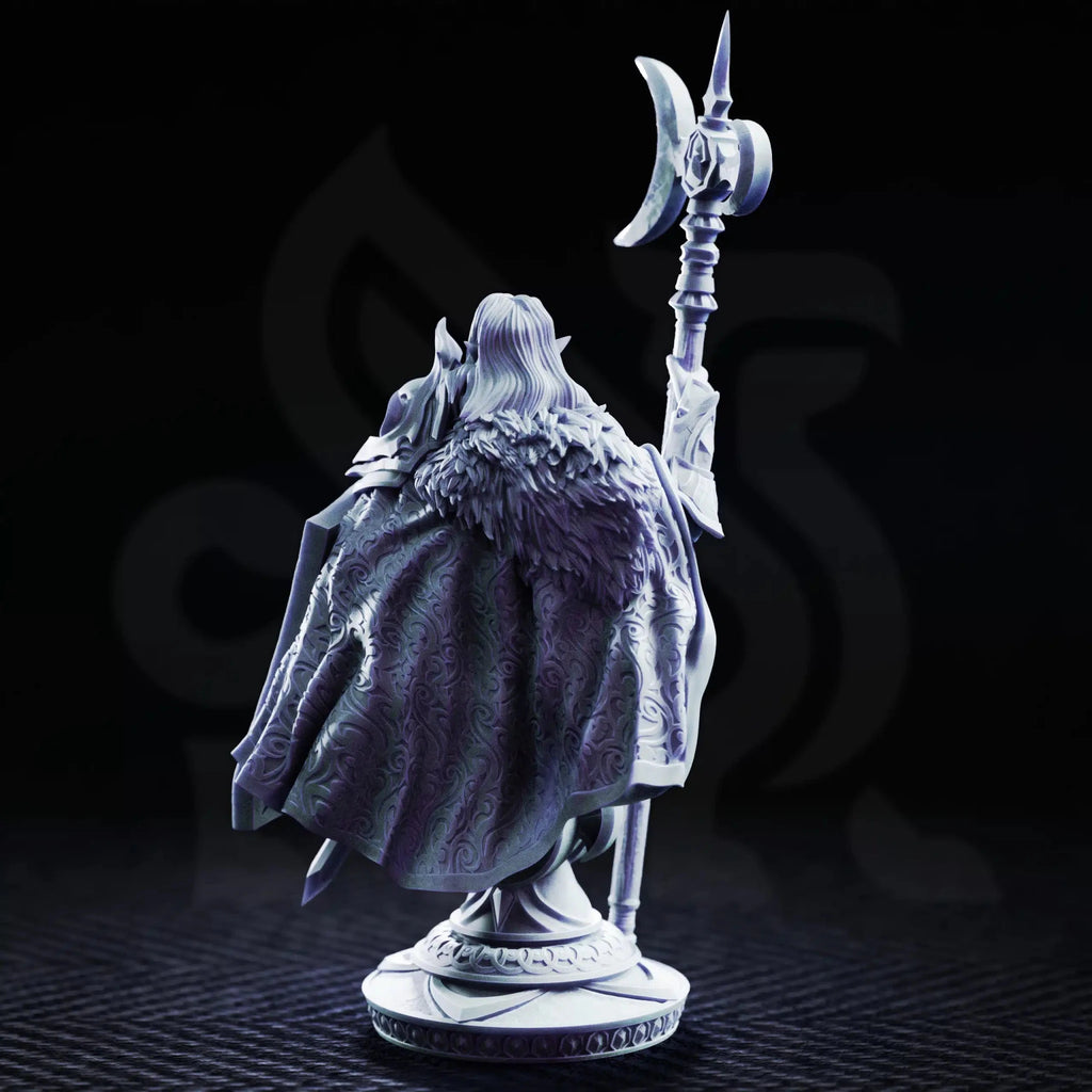 Ardent Silathin – Knight of the Waxing Moon (Bust) - 3D Printed Bust - Just Re-Roll