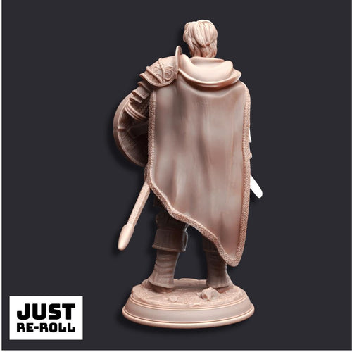 Arion Midrun Human Fighter - 3D Printed Fighter Character Miniature - Just Re - Roll