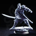 Bagrash Ilkhan – Orc Blademaster - 3D Printed Fighter Miniature - Just Re-Roll