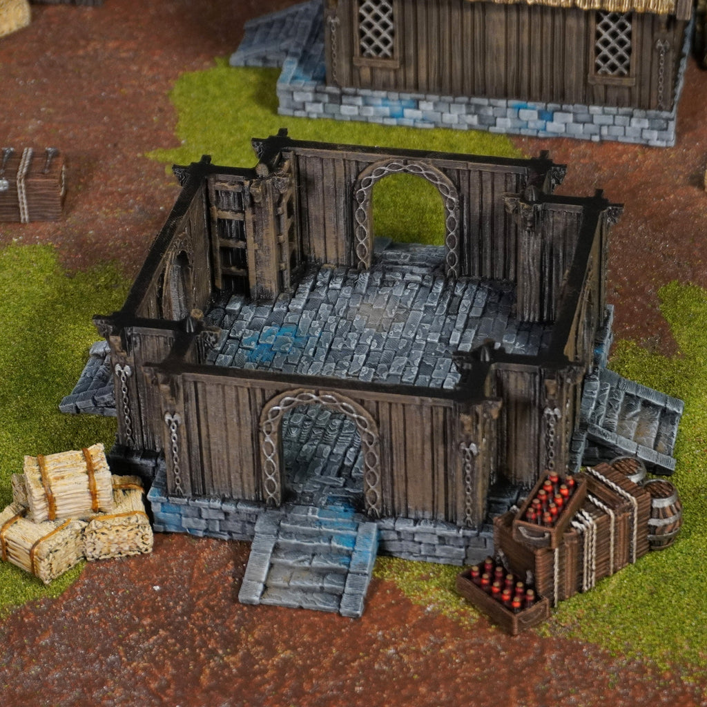 Barracks - 28mm Tabletop Terrain for Epic Adventures