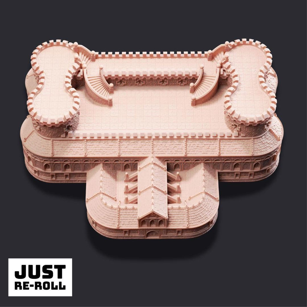 Bastion of the Wandering Mage - 3D Printed Fortress Terrain - Just Re - Roll