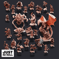 Bastion of the Wandering Mage Complete Miniatures & Campaign Set - D&D 3D Miniatures - Just Re - Roll