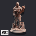 Brick – Soulforged Bartender - 3D Printed Automaton Miniature - Just Re-Roll