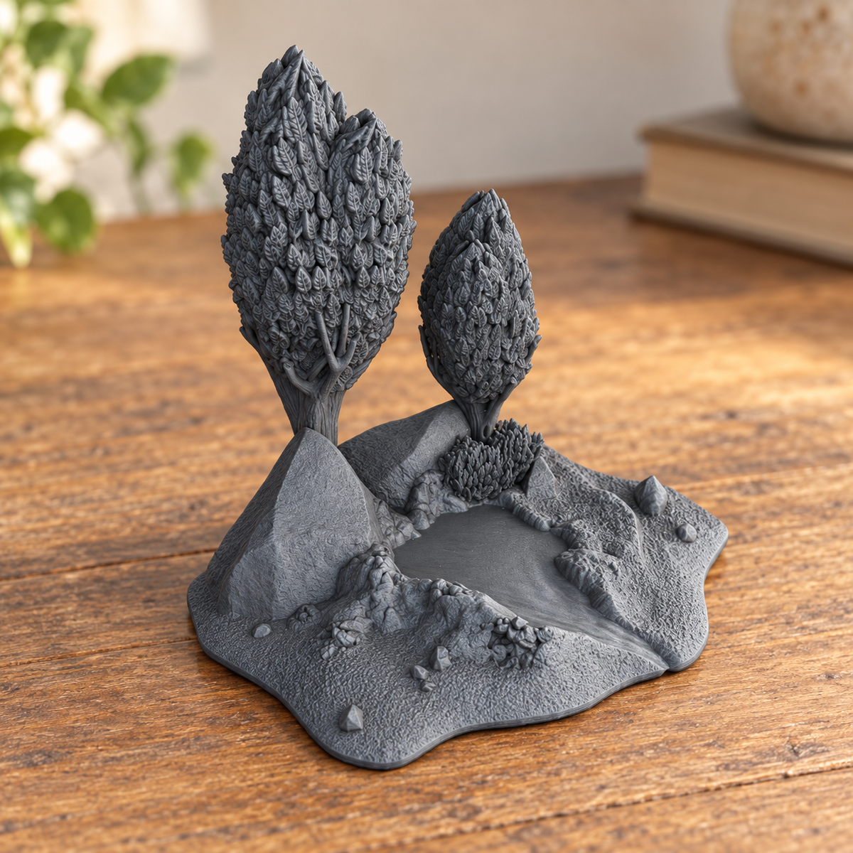 Brook Trees Scatter 28mm DND Terrain | Tabletop Wargaming Woodland Scenery for Warhammer & RPG | 3D Printed