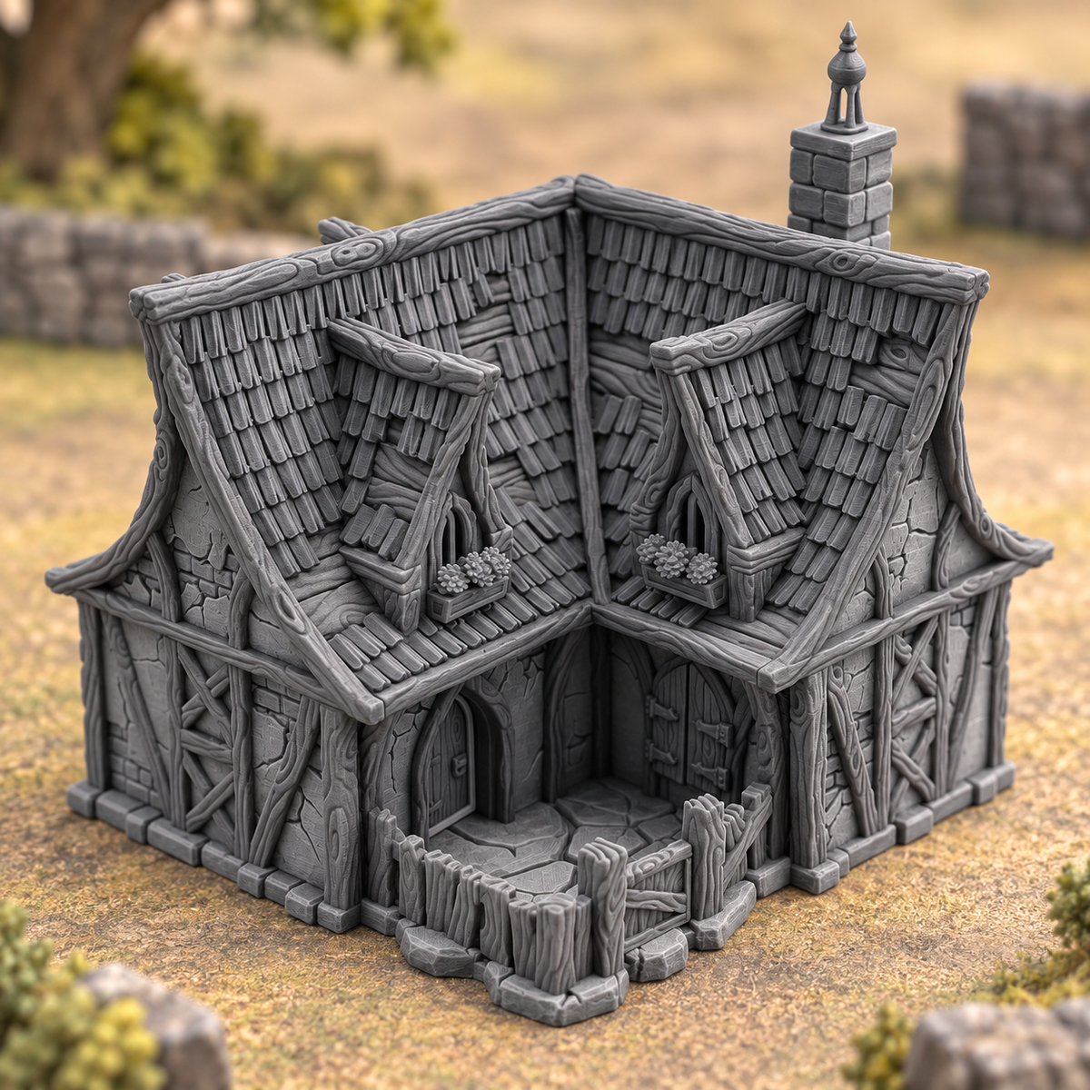 Country Cottage - 28mm Tabletop Terrain