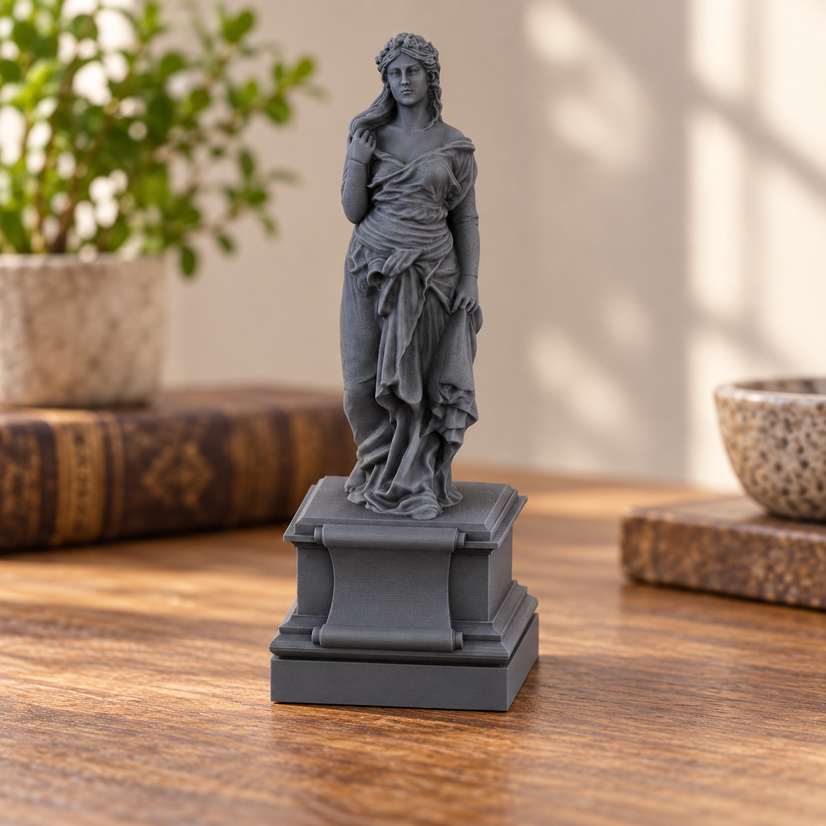 Daughter of Spring Statue 28mm DND Scatter Terrain | Tabletop Wargaming Scenery for Warhammer & RPG | 3D Printed