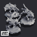 Dire Wolves – 3D Printed Fantasy Beast Miniatures - Just Re - Roll
