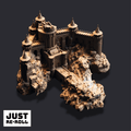 Dragonmaw Keep - 3D Printed Mountain Keep Terrain - Just Re-Roll