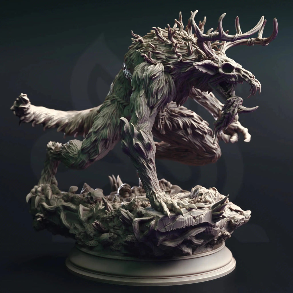 Dreadclaw – Werendigo Monstrosity - 3D Printed Monster Miniature - Just Re-Roll