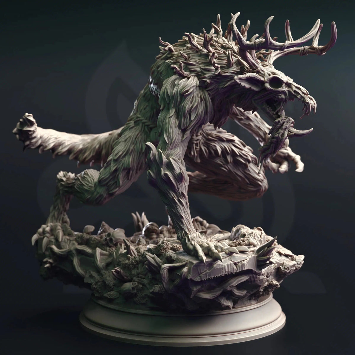 Dreadclaw – Werendigo Monstrosity - 3D Printed Monster Miniature - Just Re-Roll
