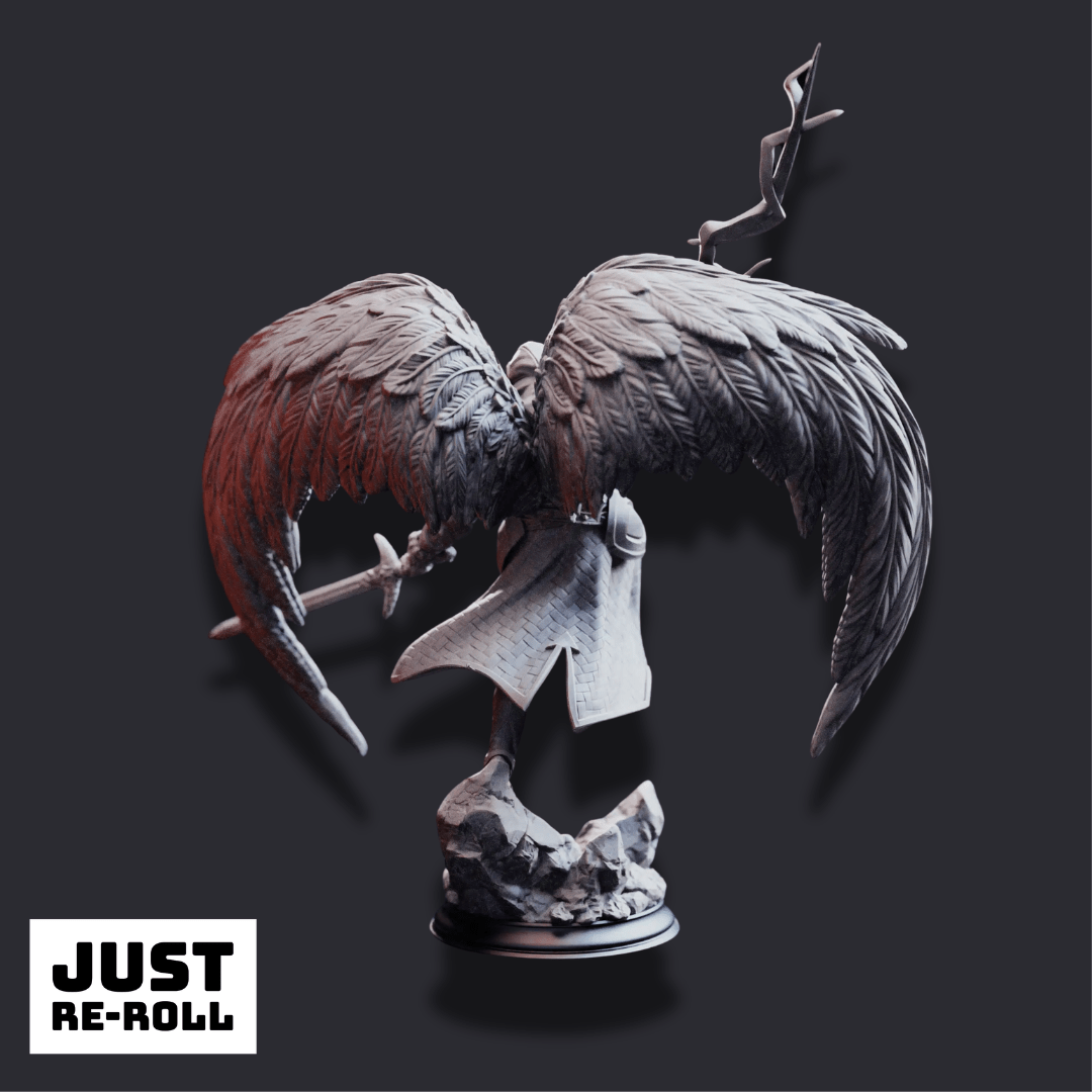 Erdrydion – Father of Truth & Justice - 3D Printed Fighter Character Miniature - Just Re - Roll