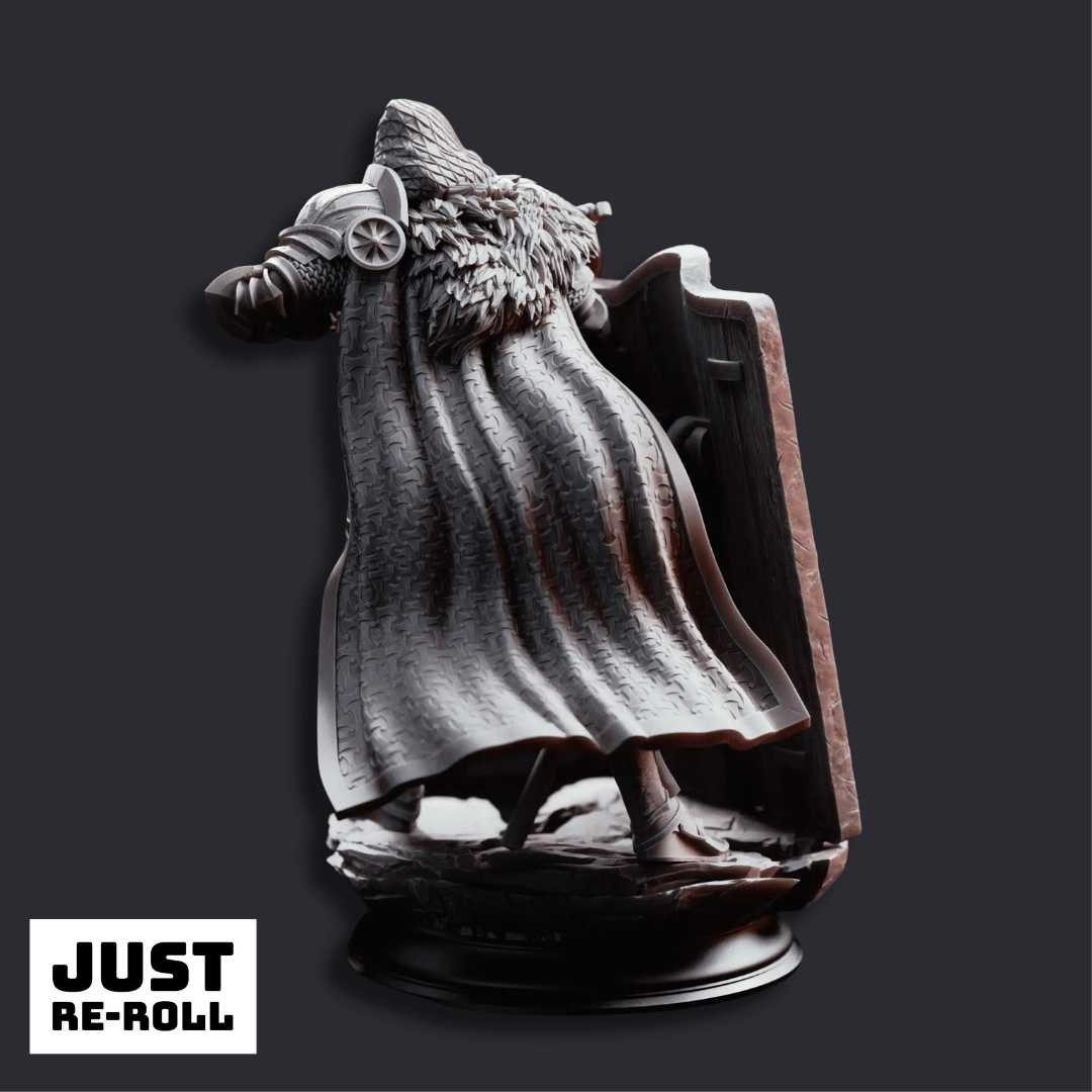 Erik of the Scarlett Road Crossbow Knight - 3D Printed Ranger Miniature - Just Re-Roll