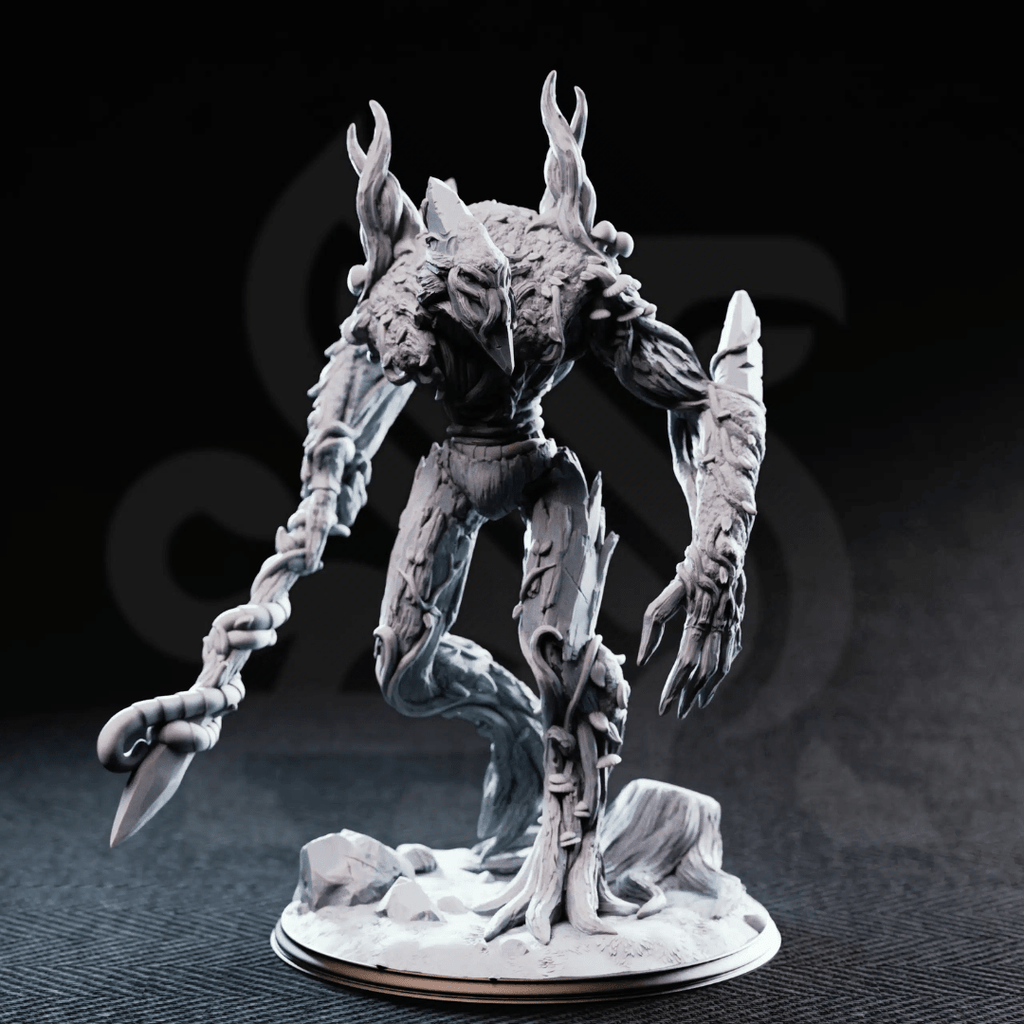 Evarak Treant of Duskweave - 3D Printed Monster Miniature - Just Re - Roll