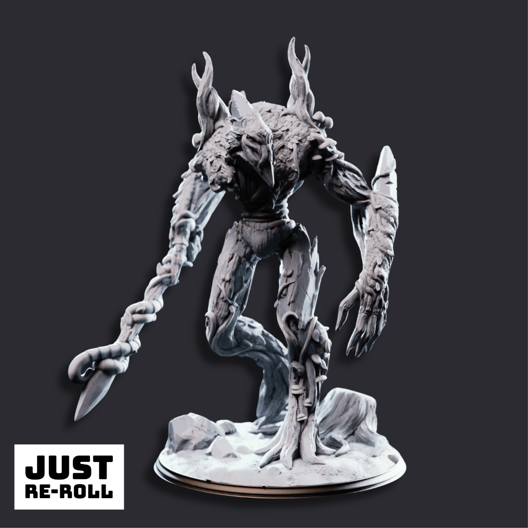 Evarak Treant of Duskweave - 3D Printed Monster Miniature - Just Re - Roll