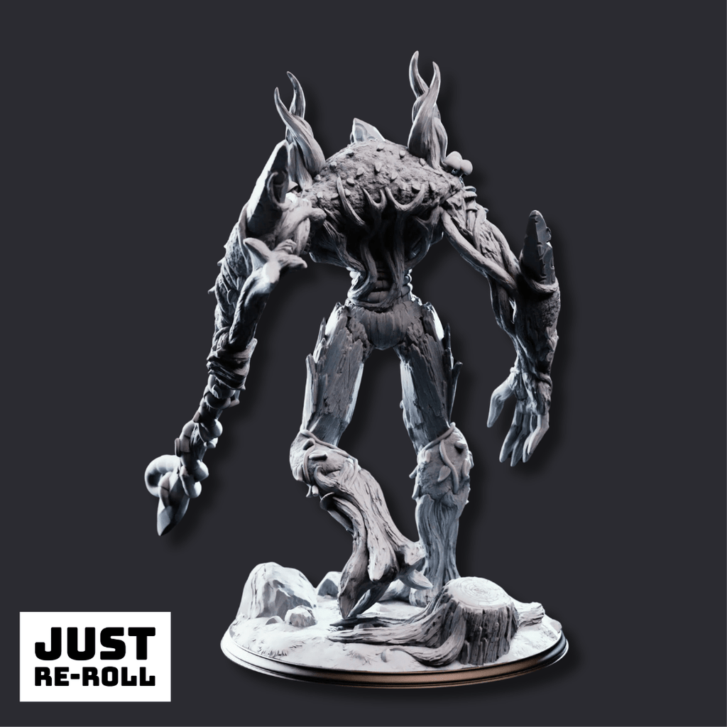 Evarak Treant of Duskweave - 3D Printed Monster Miniature - Just Re - Roll