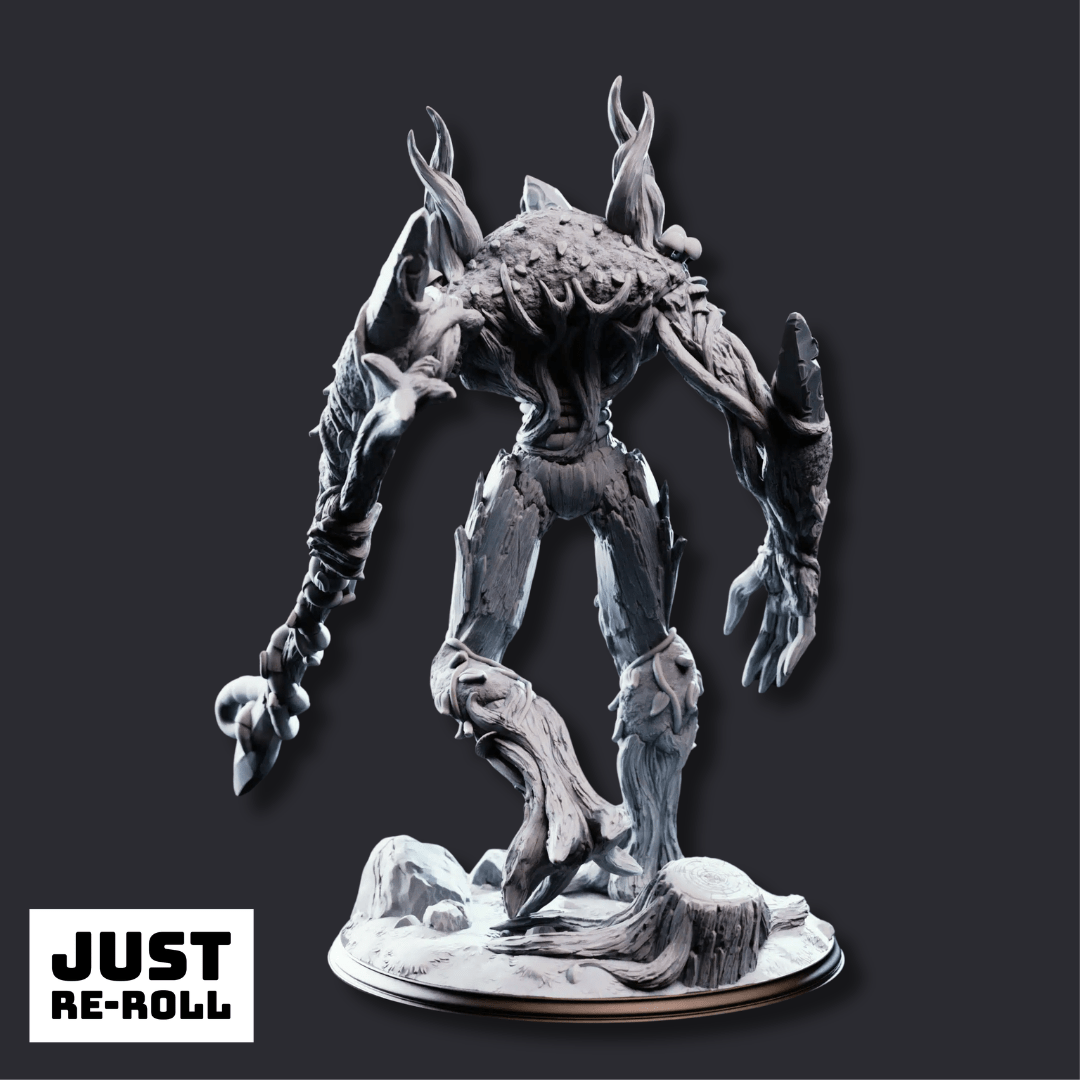 Evarak Treant of Duskweave - 3D Printed Monster Miniature - Just Re - Roll