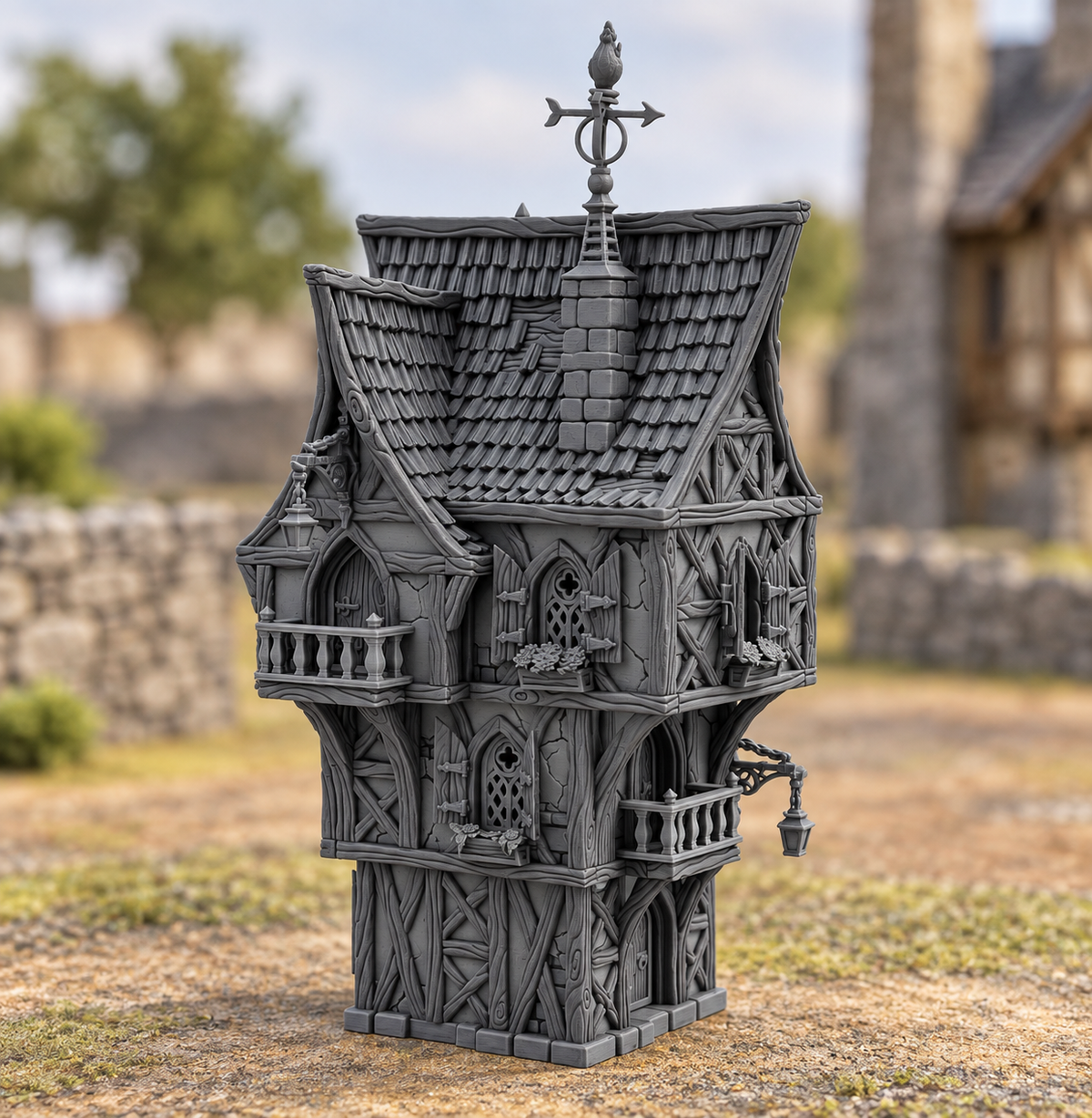 Fantasy Town House - 28mm Tabletop Terrain