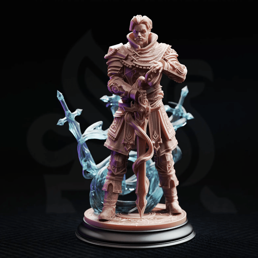 Felix Droste Graduate Battlemage - 3D Printed Fighter Miniature - Just Re-Roll