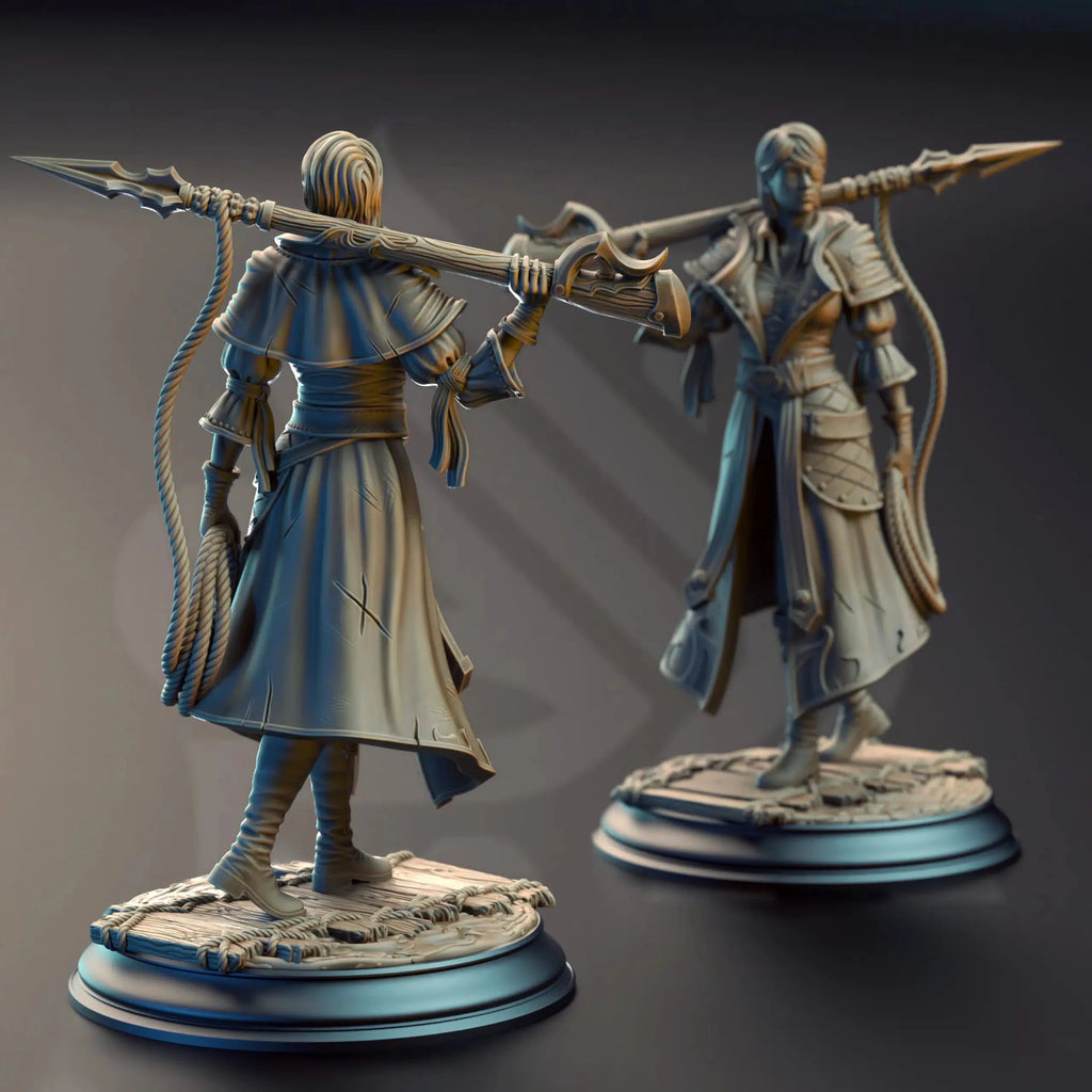 Fiona “Dead-Eye” Stuttgart – Harpoon Marksman - 3D Printed Fighter Miniature - Just Re-Roll