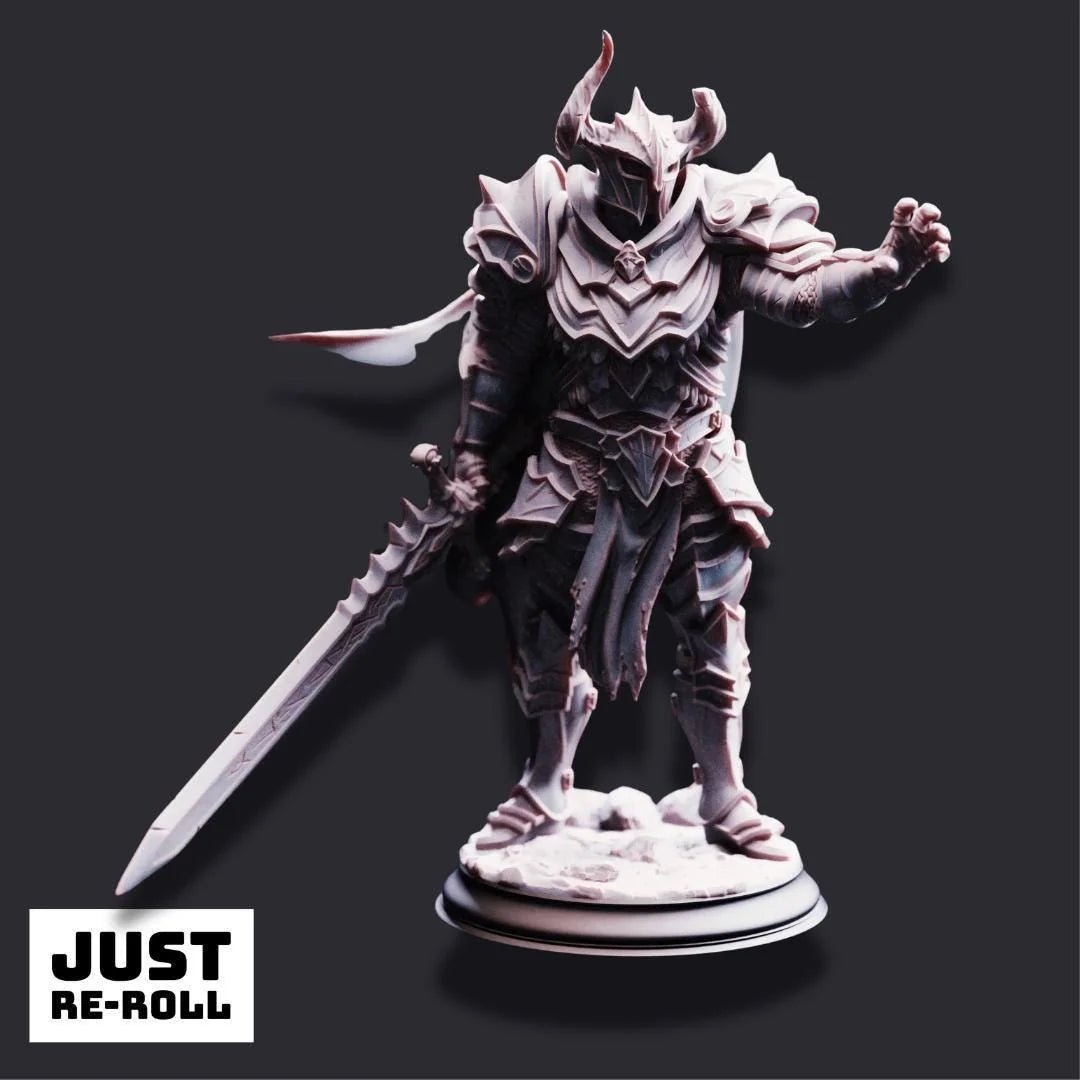 First Campaign Bundle - 8 Resin Fantasy Miniatures for DnD, Pathfinder & Tabletop RPGs - Just Re-Roll