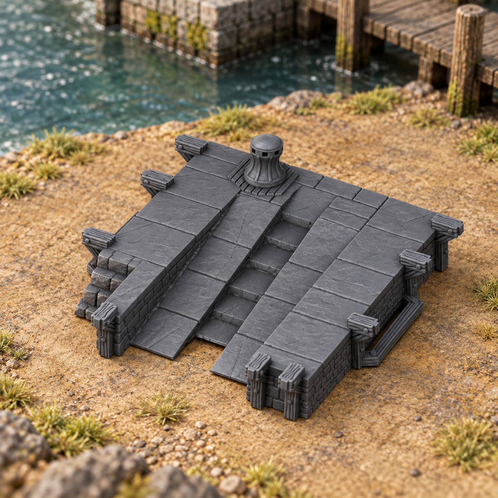 Fisherman's Wharf 3D Printed Terrain