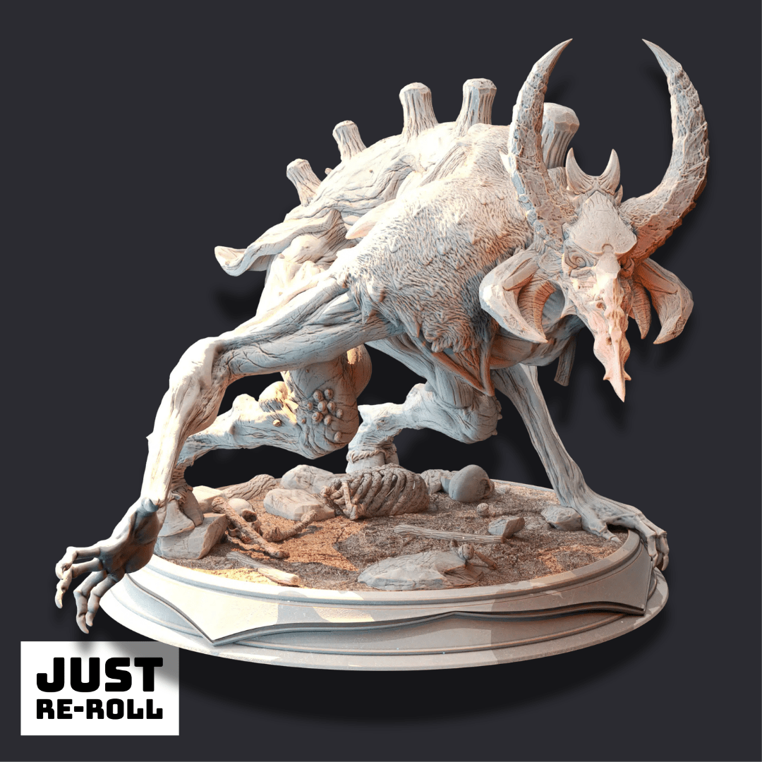 Fjornath – Desecrated Forest Guardian - 3D Printed Monster Miniature - Just Re-Roll