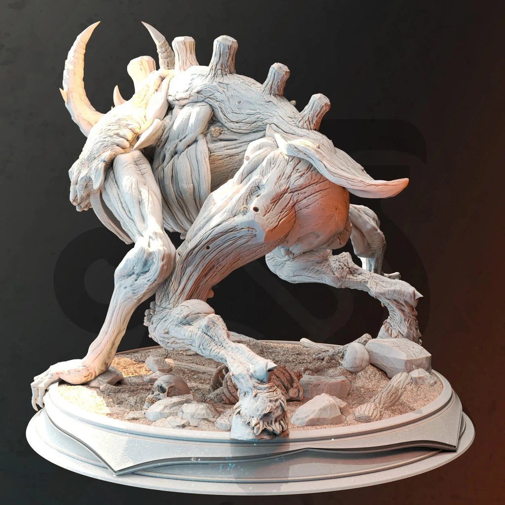 Fjornath – Desecrated Forest Guardian - 3D Printed Monster Miniature - Just Re-Roll