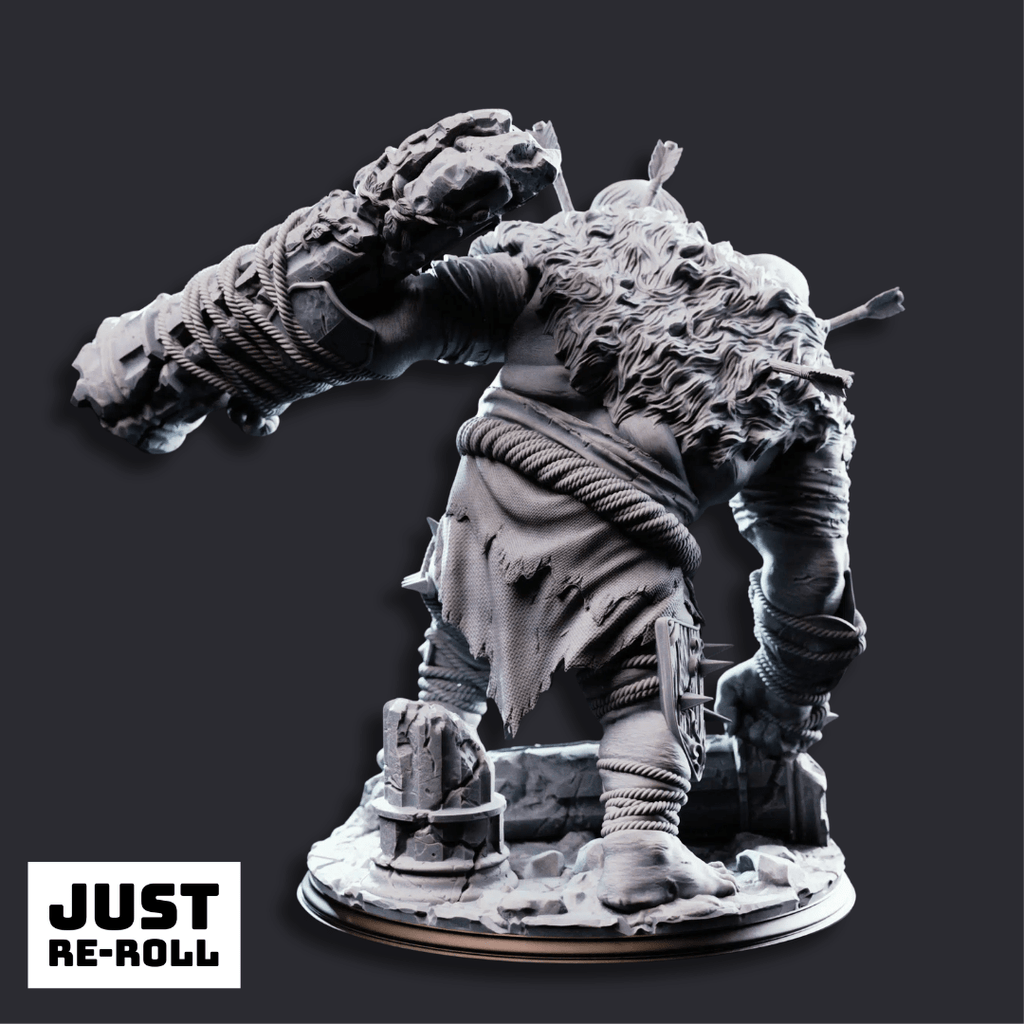 Flim & Krim Ettin Brute - 3D Printed Monster Miniature - Just Re-Roll