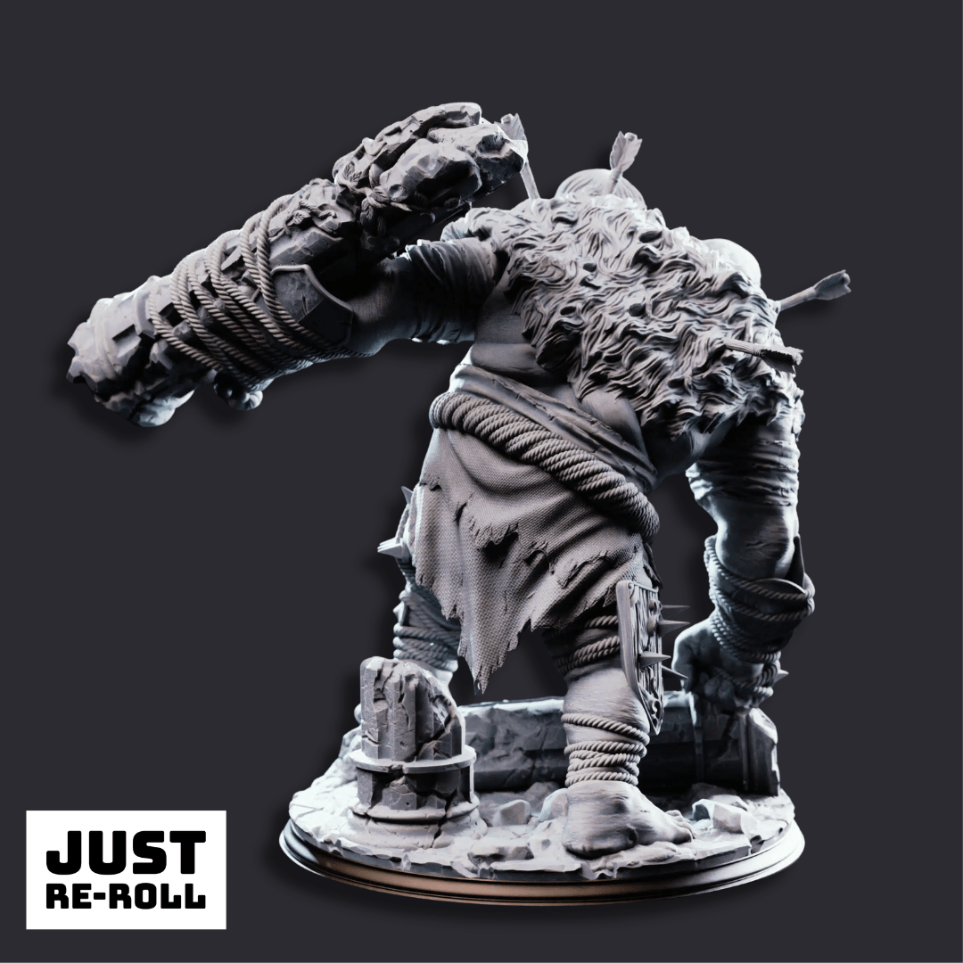 Flim & Krim Ettin Brute - 3D Printed Monster Miniature - Just Re-Roll