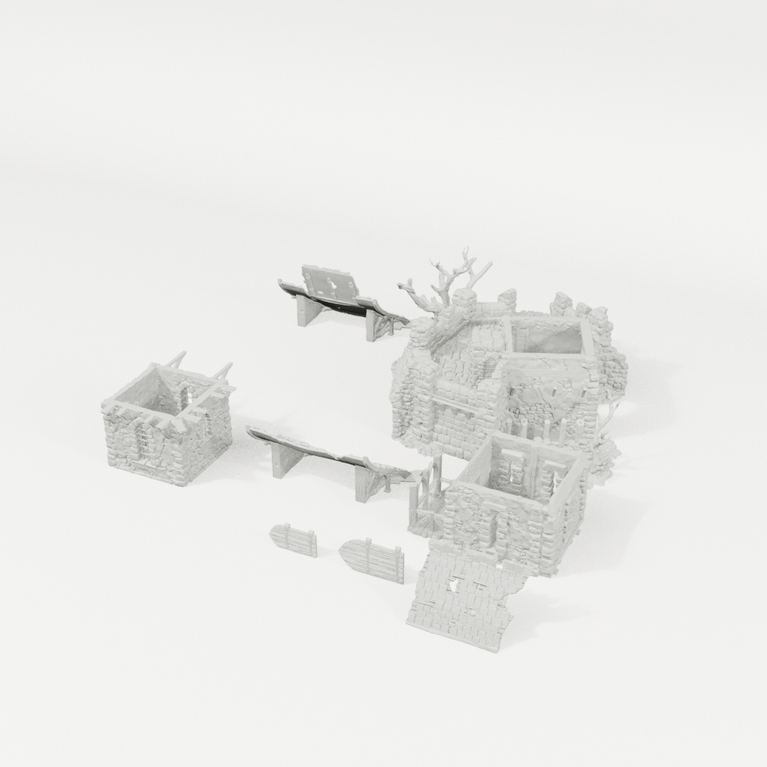 Black Lions Bastion Tower – 28mm Fantasy Terrain, Unpainted