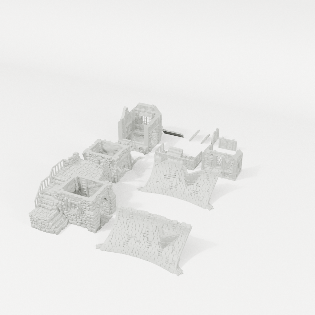 Guard Post – 28mm Fantasy Tabletop Terrain, Unpainted