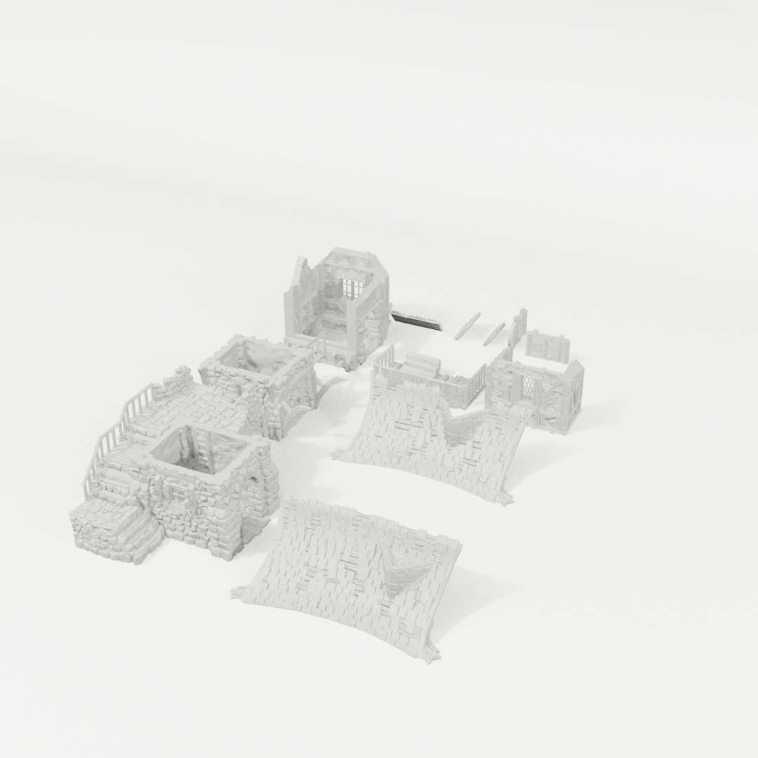 Guard Post – 28mm Fantasy Tabletop Terrain, Unpainted