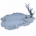 Modular Lake – 28mm Fantasy Tabletop Terrain, Unpainted