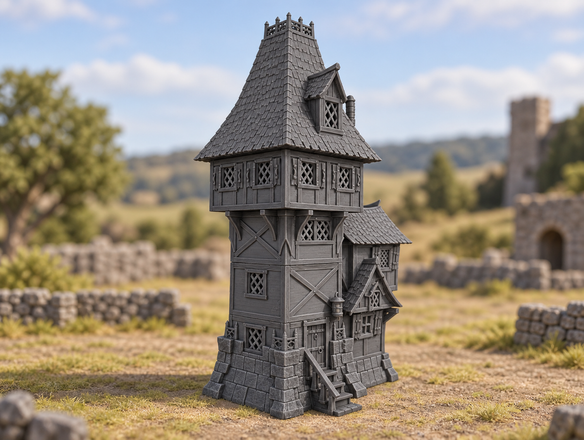 Garrison Tower - 28mm Tabletop Terrain