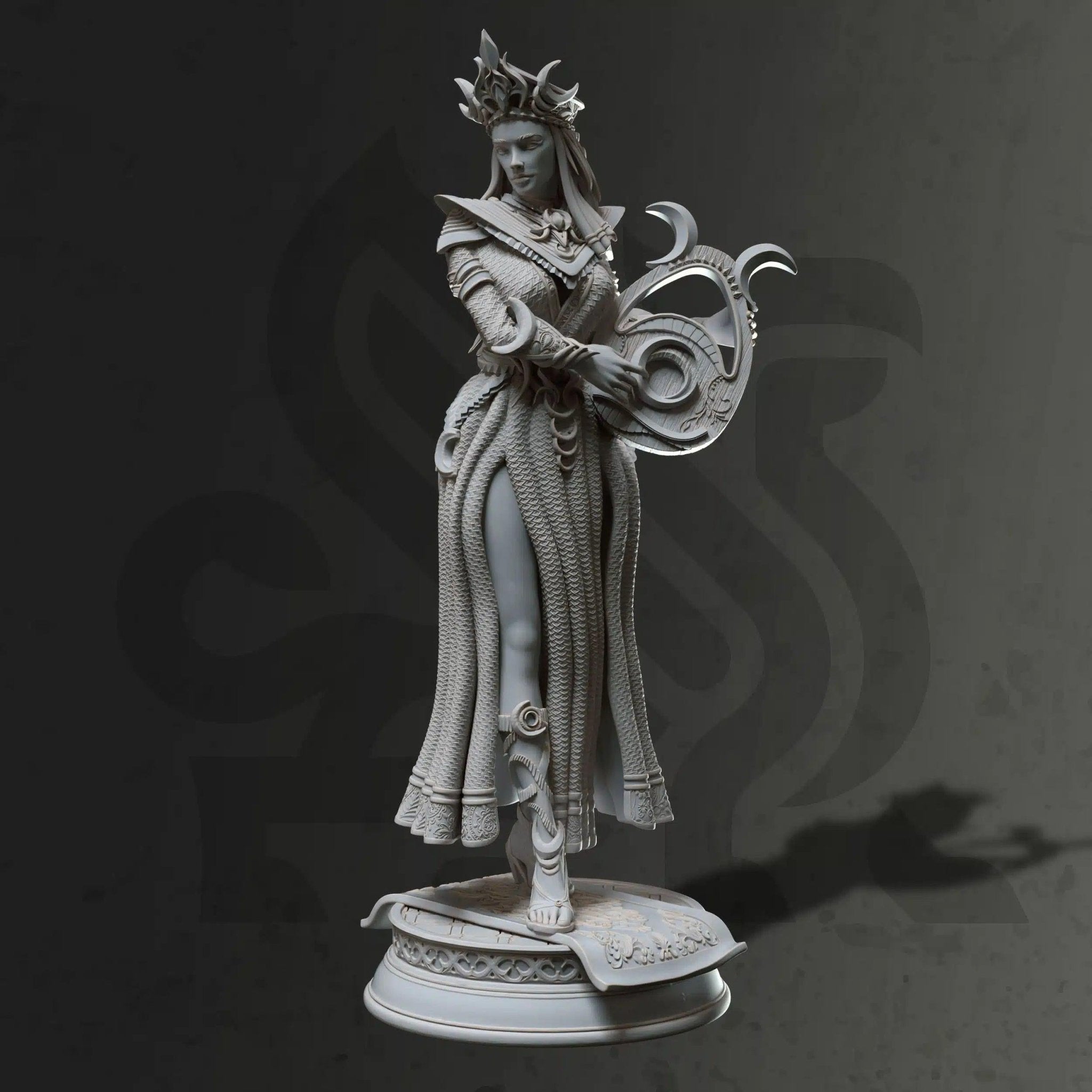 Glanbeli The First Great Light - 3D Printed Sorcerer Character Miniature - Just Re - Roll