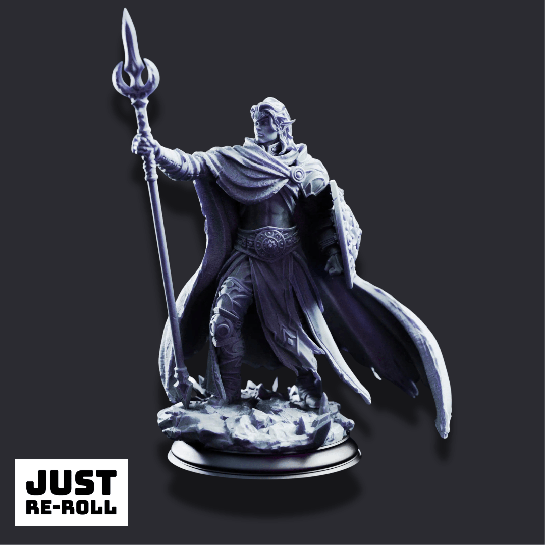 Glydnos – The Moon Wanderer - 3D Printed Artificer Miniature - Just Re-Roll