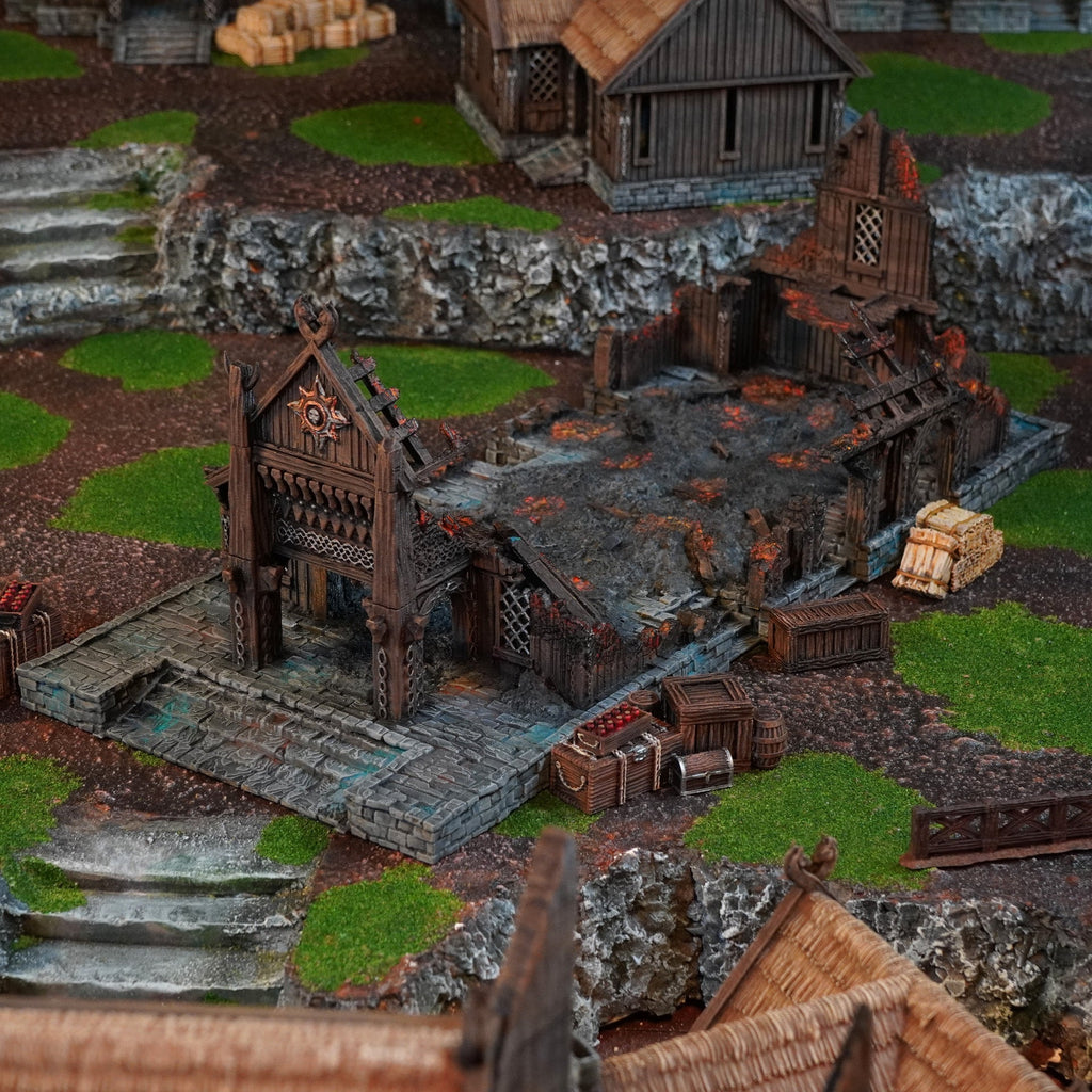 Great Hall Ruins - 28mm Tabletop Terrain