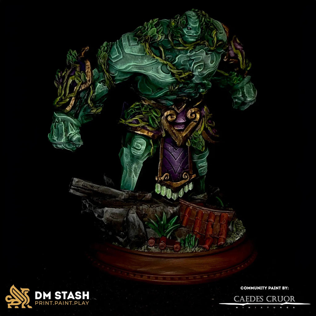 Gyokusho – Jade Golem - 3D Monster Miniature - Just Re-Roll