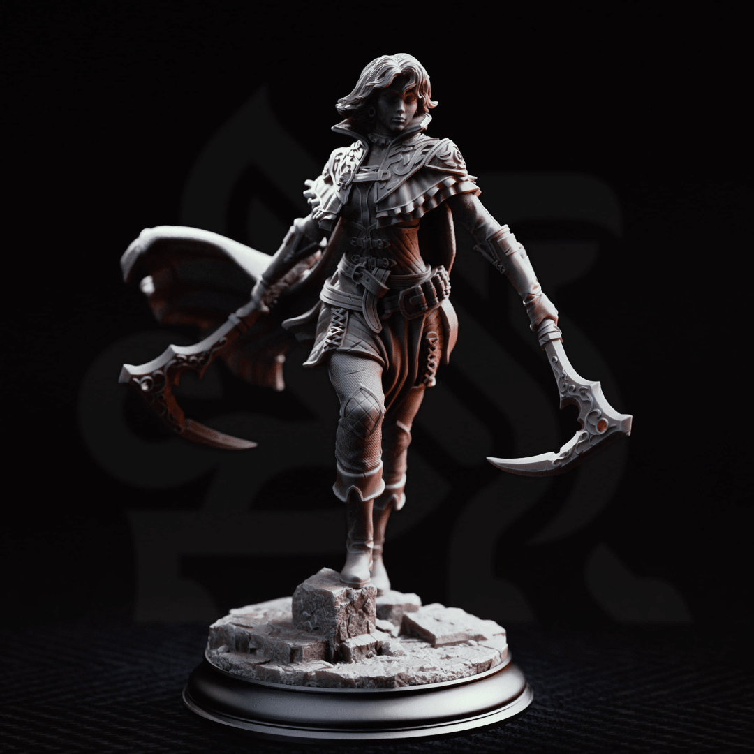 Hera, Blood Rogue - 3D Printed Rogue Miniature - Just Re-Roll
