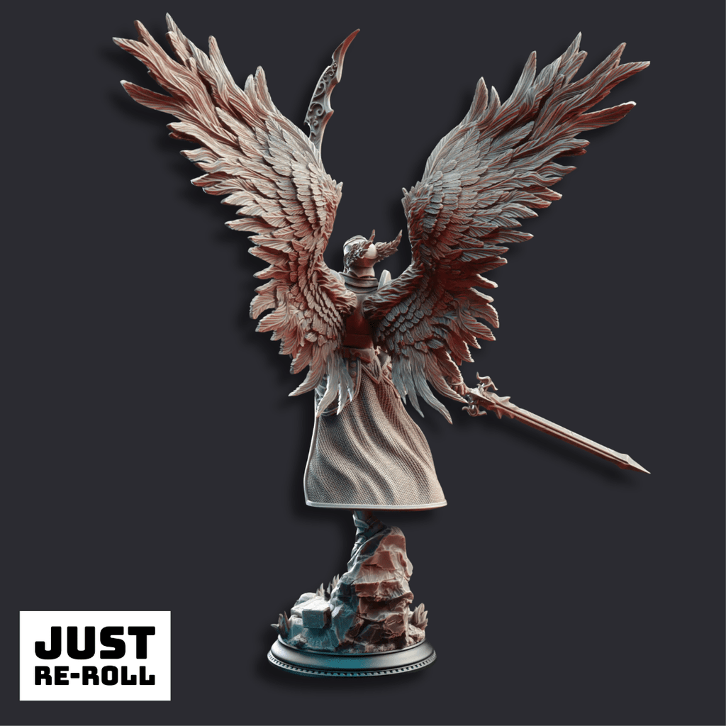 Horauthin Father of War & Peace - 3D Printed Paladin Character Miniature - Just Re - Roll