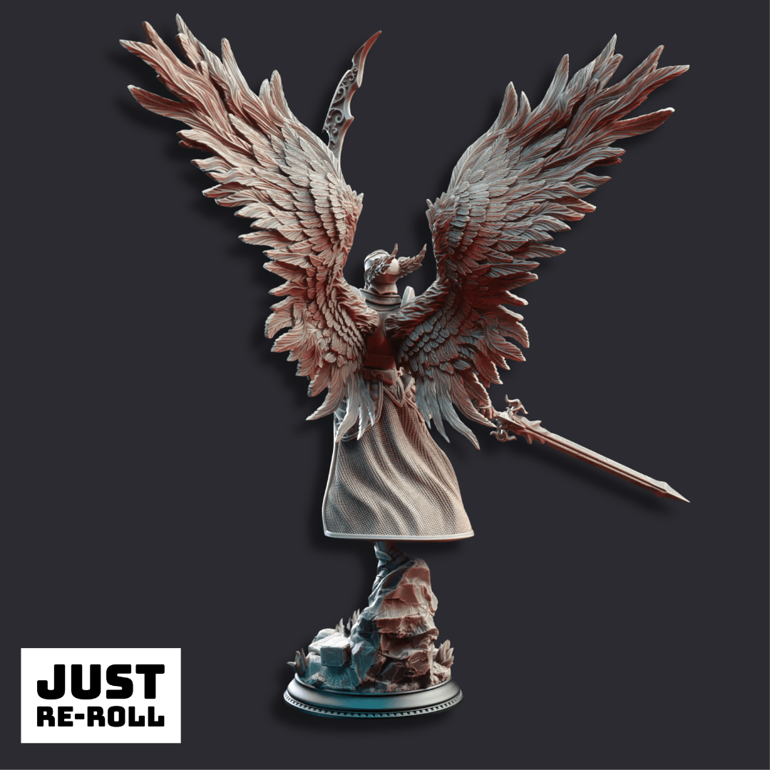 Horauthin Father of War & Peace - 3D Printed Paladin Character Miniature - Just Re - Roll