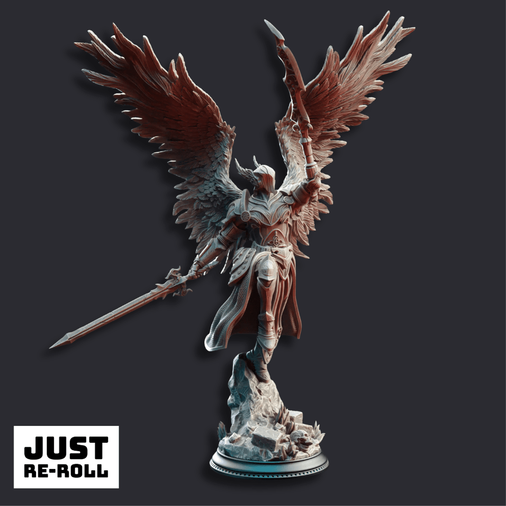Horauthin Father of War & Peace - 3D Printed Paladin Character Miniature - Just Re - Roll