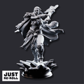 Ice Heart Colossal Barbarian Sorcerer - 3D Printed Barbarian Character Miniature - Just Re-Roll