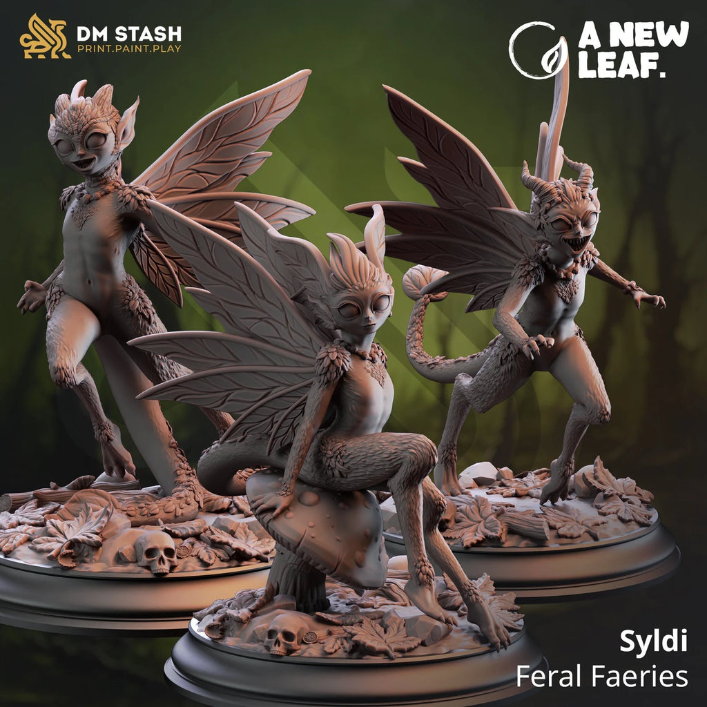 Syldi – Feral Faeries - 3D Printed Monster Miniature
