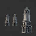 Lost City Tower 28mm DND Terrain Set 1 | Tabletop Wargaming Ruins for Warhammer, Frostgrave & RPG | 3D Printed