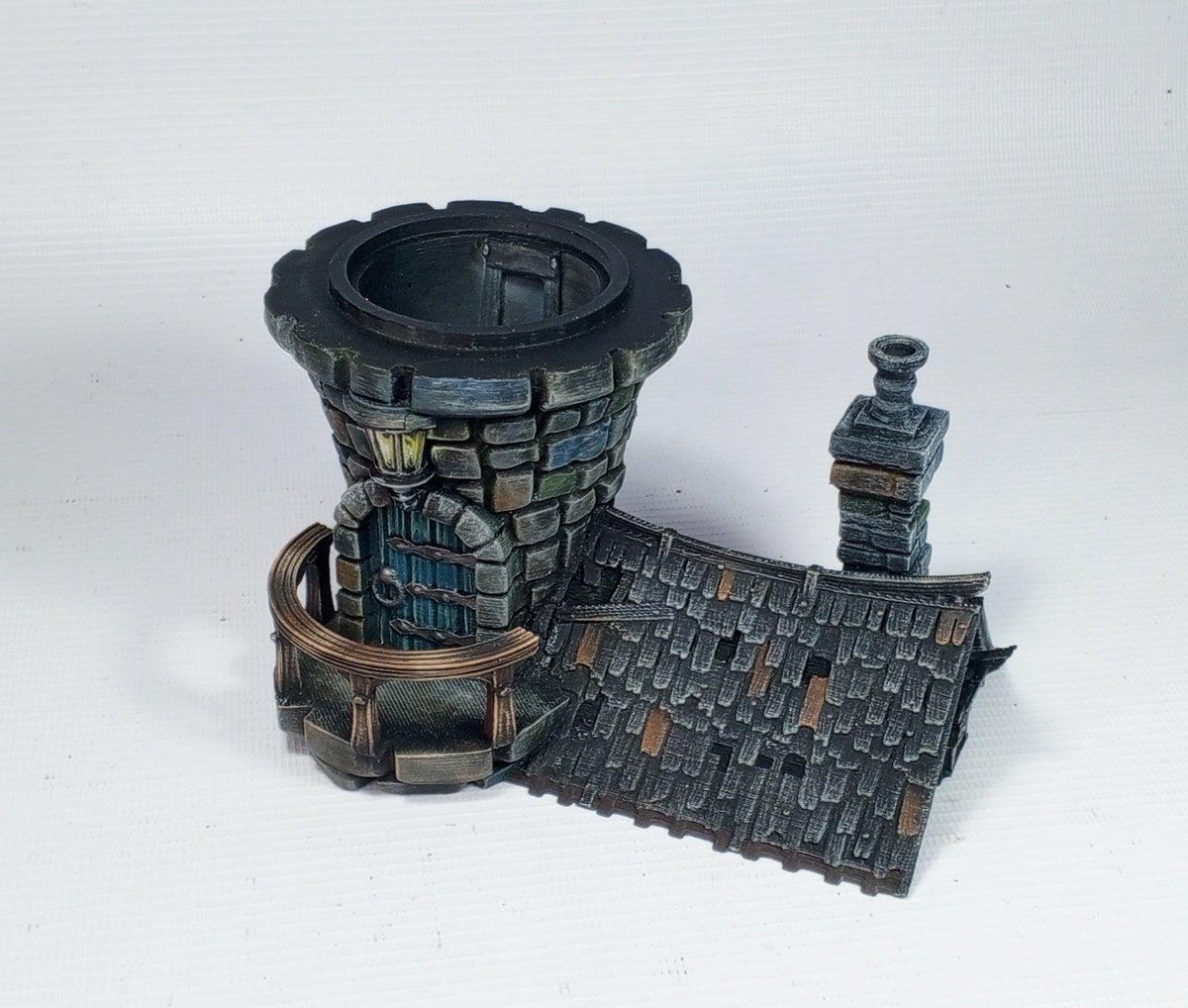 Sorcerers Tower 28mm DND Terrain | Tabletop Wargaming Scenery for Warhammer, Frostgrave & RPG | Unpainted 3D Printed