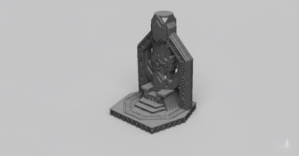 Dwarven Throne 28mm DND Scatter Terrain Set B | Tabletop Wargaming Scenery for Warhammer & RPG | 3D Printed